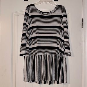 Striped Babydoll Top